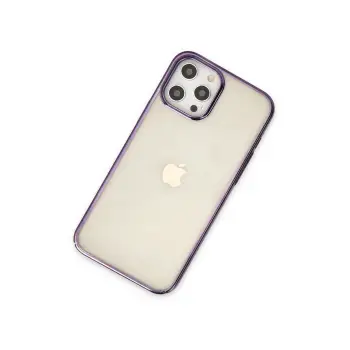 Newface iPhone 12 Pro Max Kılıf Element Silikon - Mor