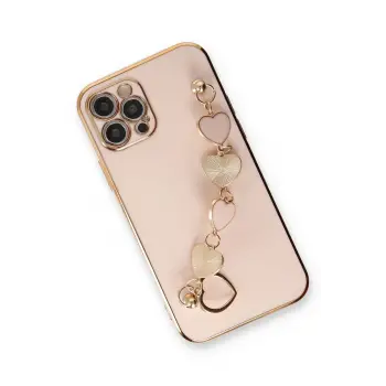 Newface iPhone 12 Pro Max Kılıf Esila Silikon - Pudra