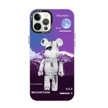 Newface Apple iPhone 12 Pro Max Kılıf Estoril Desenli Kapak - Estoril - 8