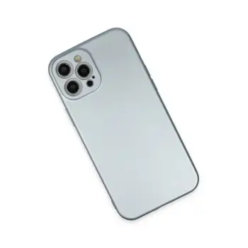 Newface iPhone 12 Pro Max Kılıf Nano içi Kadife Silikon - Sky Blue