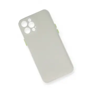Newface iPhone 12 Pro Max Kılıf PP Ultra İnce Kapak - Beyaz