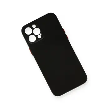 Newface iPhone 12 Pro Max Kılıf PP Ultra İnce Kapak - Siyah