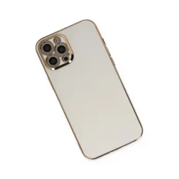 Newface iPhone 12 Pro Max Kılıf Volet Silikon - Beyaz