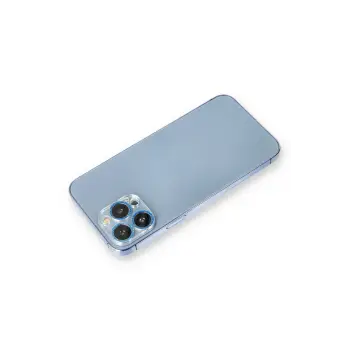 Newface iPhone 12 Pro Max Shine Kamera Lens Koruma Cam - Mavi