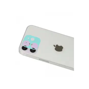 Newface iPhone 12 Rainbow Kamera Lens Koruma Cam - Mor