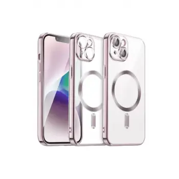 Newface Apple iPhone 13 Kılıf Kross Magneticsafe Kapak - Rose
