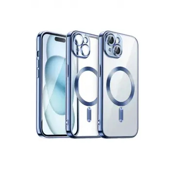Newface Apple iPhone 13 Kılıf Kross Magneticsafe Kapak - Sierra Blue