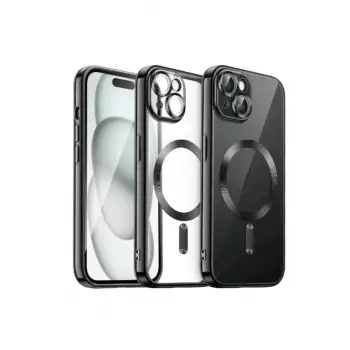 Newface iPhone 13 Kılıf Kross Magneticsafe Kapak - Siyah