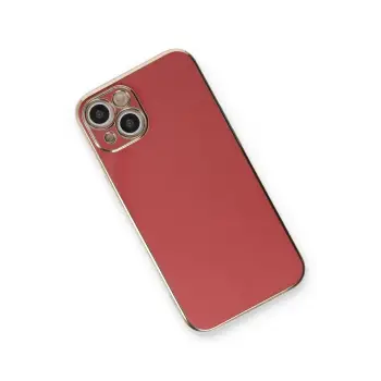 Newface iPhone 13 Kılıf Volet Silikon - Kırmızı