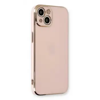 Newface Apple iPhone 13 Kılıf Volet Silikon - Pembe