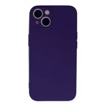 Newface Apple iPhone 13 Mini Kılıf Nano içi Kadife Silikon - Mor