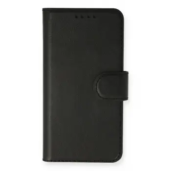 Newface iPhone 13 Mini Kılıf Trend S Plus Kapaklı Kılıf - Siyah