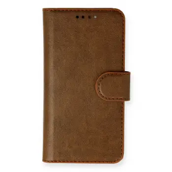 Newface iPhone 13 Mini Kılıf Trend S Plus Kapaklı Kılıf - Taba