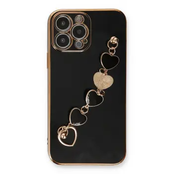 Newface iPhone 13 Pro Kılıf Esila Silikon - Siyah