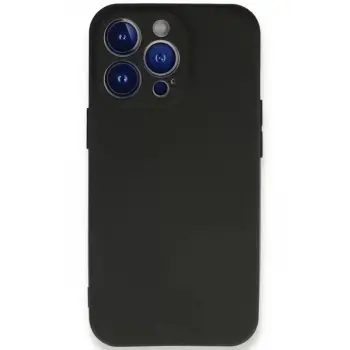 Newface Apple iPhone 13 Pro Kılıf First Silikon - Siyah