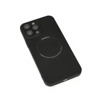Newface iPhone 13 Pro Kılıf Jack Magneticsafe Lens Silikon - Siyah
