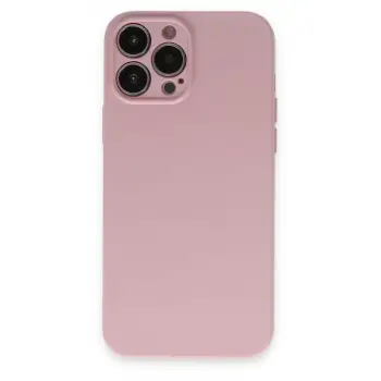 Newface Apple iPhone 13 Pro Kılıf Nano içi Kadife Silikon - Pembe