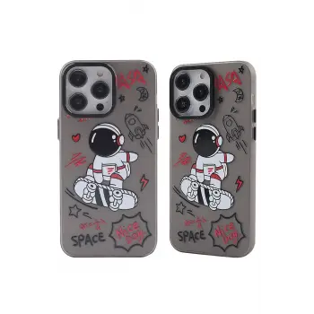 Newface iPhone 13 Pro Kılıf Prada Desenli Kapak - Prada Siyah - 1