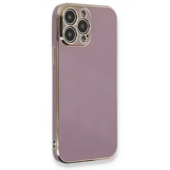 Newface Apple iPhone 13 Pro Kılıf Volet Silikon - Mor