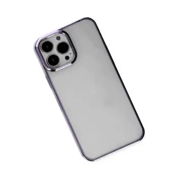 Newface iPhone 13 Pro Max Kılıf Element Silikon - Mor