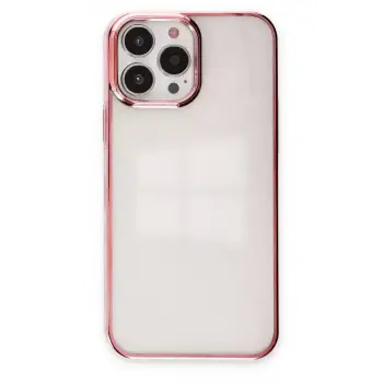 Newface Apple iPhone 13 Pro Max Kılıf Element Silikon - Pembe