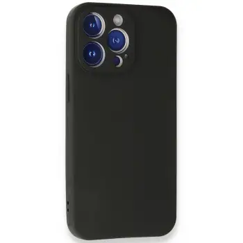 Newface iPhone 13 Pro Max Kılıf First Silikon - Siyah