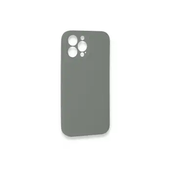 Newface iPhone 13 Pro Max Kılıf Lansman Legant Silikon - Gri