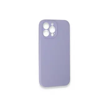 Newface iPhone 13 Pro Max Kılıf Lansman Legant Silikon - Lila