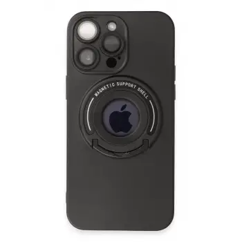 Newface Apple iPhone 13 Pro Max Kılıf Lukka Magneticsafe Kapak - Siyah