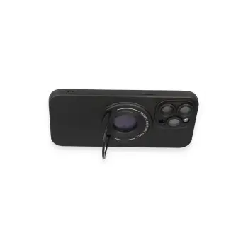 Newface iPhone 13 Pro Max Kılıf Lukka Magneticsafe Kapak - Siyah