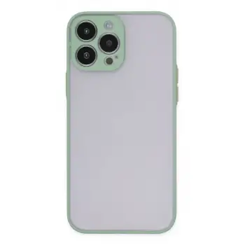 Newface Apple iPhone 13 Pro Max Kılıf Montreal Silikon Kapak - Turkuaz
