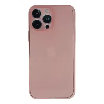 Newface Apple iPhone 13 Pro Max Kılıf PP Ultra İnce Kapak - Pembe