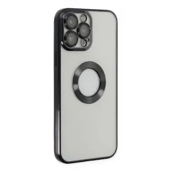 Newface Apple iPhone 13 Pro Max Kılıf Slot Silikon - Siyah