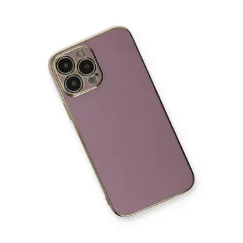 Newface iPhone 13 Pro Max Kılıf Volet Silikon - Mor