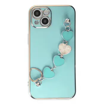 Newface iPhone 14 Kılıf Esila Silikon - Su Yeşili