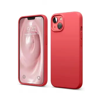 Newface iPhone 14 Kılıf First Silikon - Kırmızı