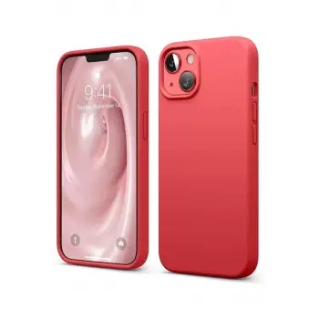 Newface iPhone 14 Kılıf First Silikon - Kırmızı