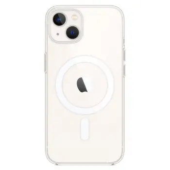 Newface iPhone 14 Kılıf Magneticsafe Şeffaf Silikon - Şeffaf