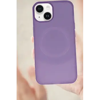 Newface iPhone 14 Kılıf Maya Karbon Kapak - Lacivert