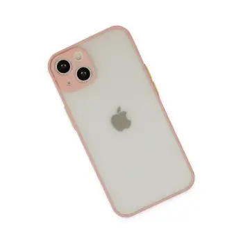 Newface iPhone 14 Kılıf Montreal Silikon Kapak - Pembe