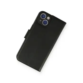 Newface iPhone 14 Kılıf Trend S Plus Kapaklı Kılıf - Siyah