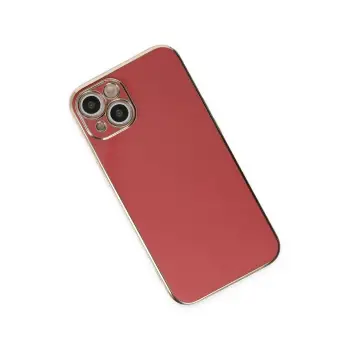 Newface Apple iPhone 14 Kılıf Volet Silikon - Kırmızı