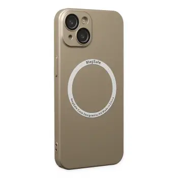 Newface iPhone 14 Plus Kılıf Jack Magneticsafe Lens Silikon - Gold