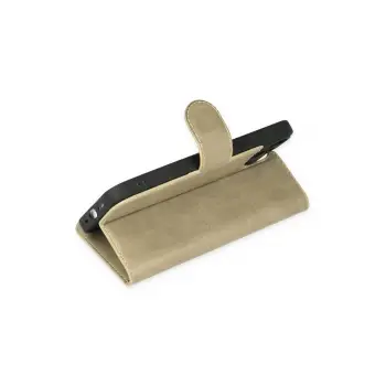 Newface iPhone 14 Plus Kılıf Trend S Plus Kapaklı Kılıf - Gold