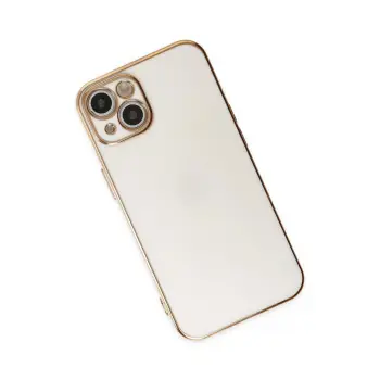 Newface Apple iPhone 14 Plus Kılıf Volet Silikon - Beyaz