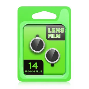 Newface iPhone 14 Plus Raze Metal Kamera Lens - Gümüş