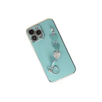 Newface iPhone 14 Pro Kılıf Esila Silikon - Su Yeşili