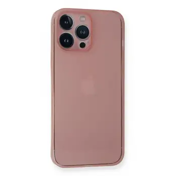 Newface iPhone 14 Pro Kılıf PP Ultra İnce Kapak - Pembe