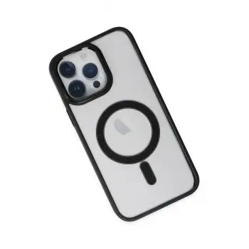 Newface iPhone 14 Pro Kılıf Room Magneticsafe Silikon - Siyah
