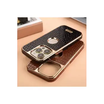Newface Apple iPhone 14 Pro Kılıf Snake Kapak - Siyah